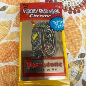 2014 Topps Wacky Packages Chrome Sealed Booster Pack